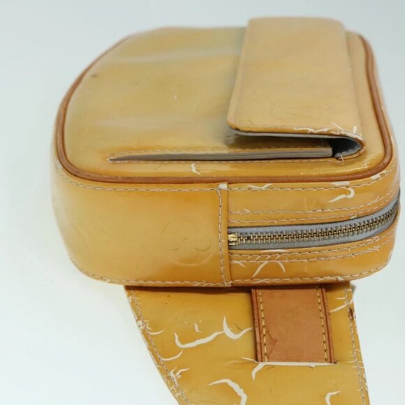 LOUIS VUITTON Monogram Vernis Fulton Waist bag Gris M91041 LV Auth 93161 - Picture 7 of 16